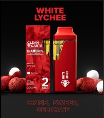 White Lychee Clean Carts Disposable Sativa Clean Carts Disposable