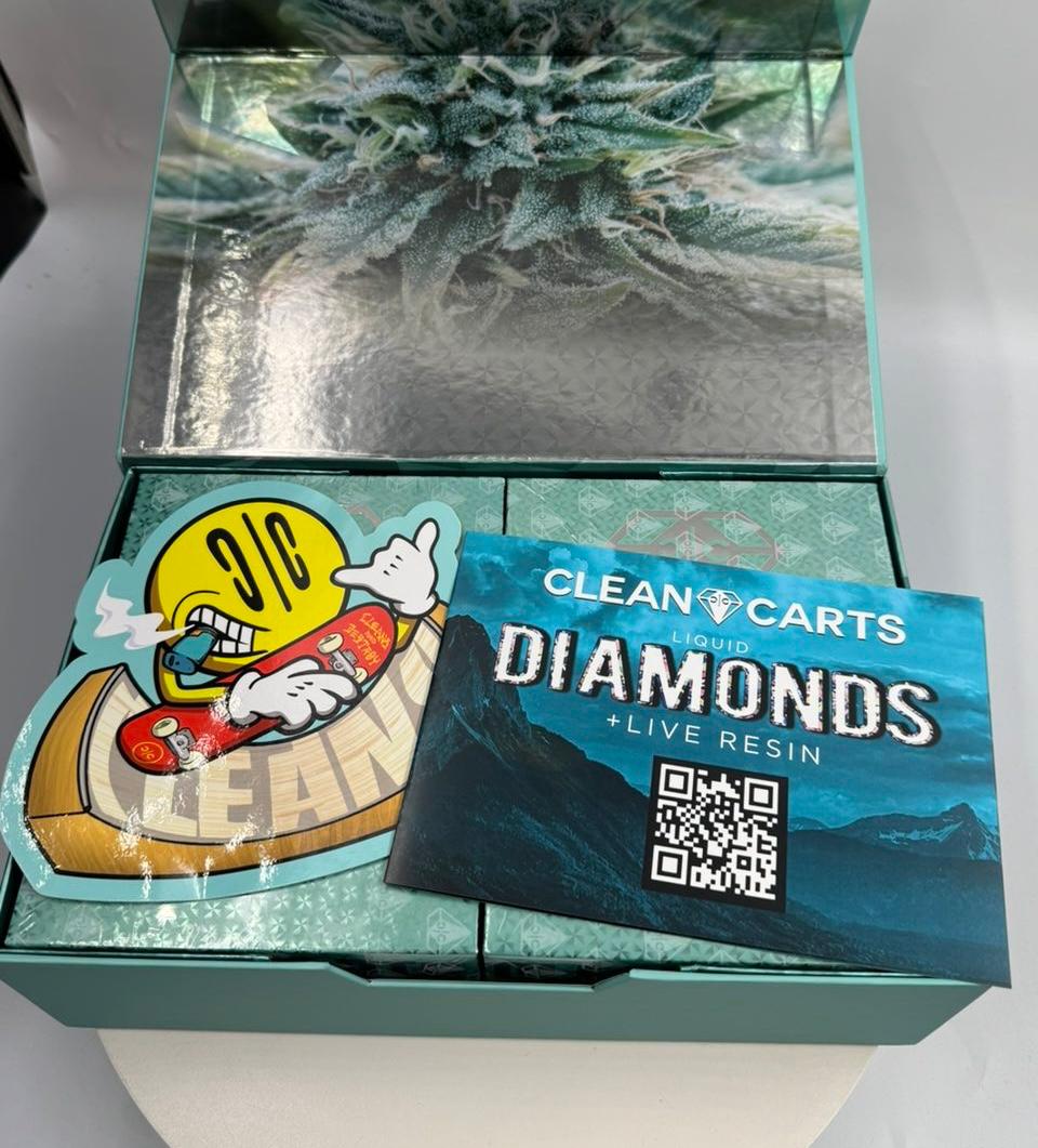 Clean Carts Tiffany Blue Disposable